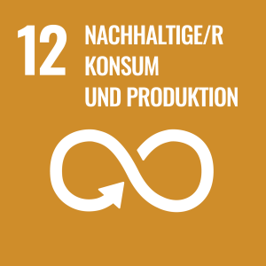 Grafik Naachhaltiger Konsum zum 12. der 17 nachhaltigen Ziele der Vereinten Nationen