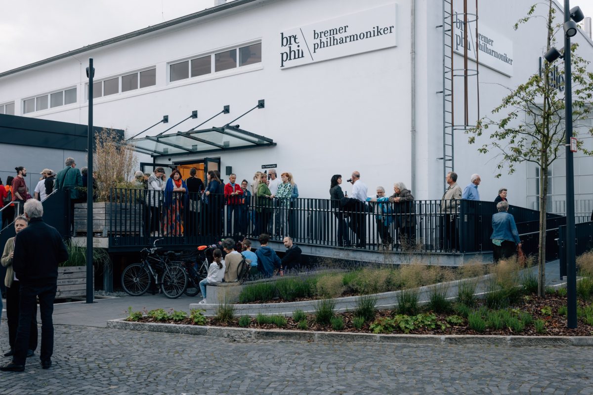 Halle 1 der Bremer Philharmoniker außenansicht